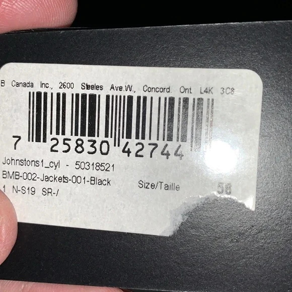 🔥BNWT🔥Hugo Boss “Johnstons1” Mens Suit in Black Sz 46R. Black.Pants Sz 38US - Picture 9 of 17